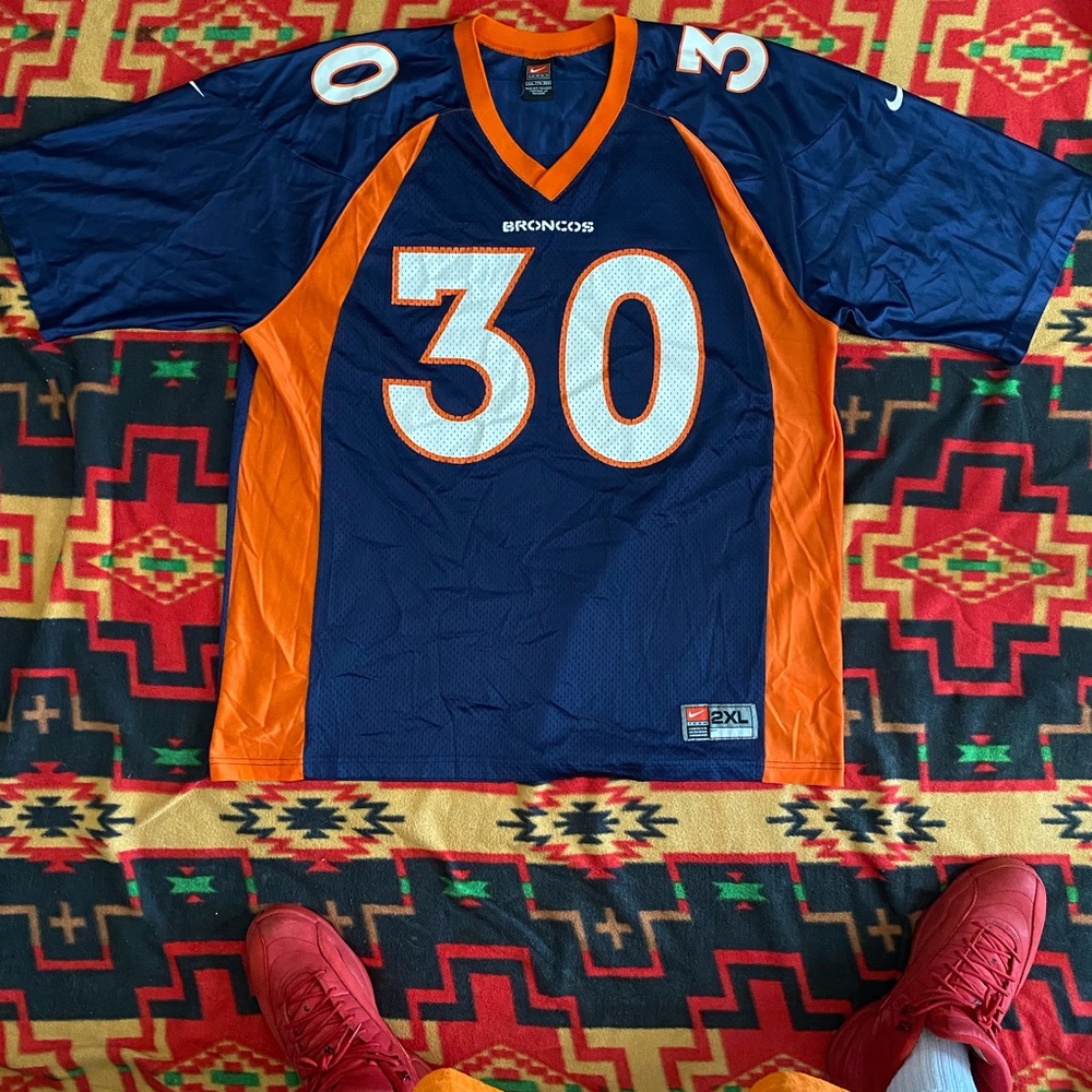 Nike Vintage Nike Denver Broncos Terrell Davis Jersey 2XL